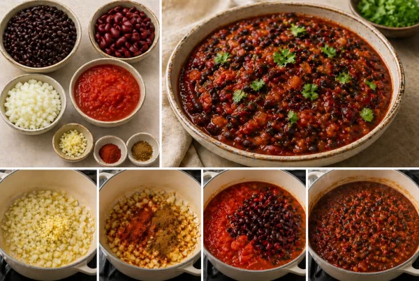 Black bean chili Чили с черен боб