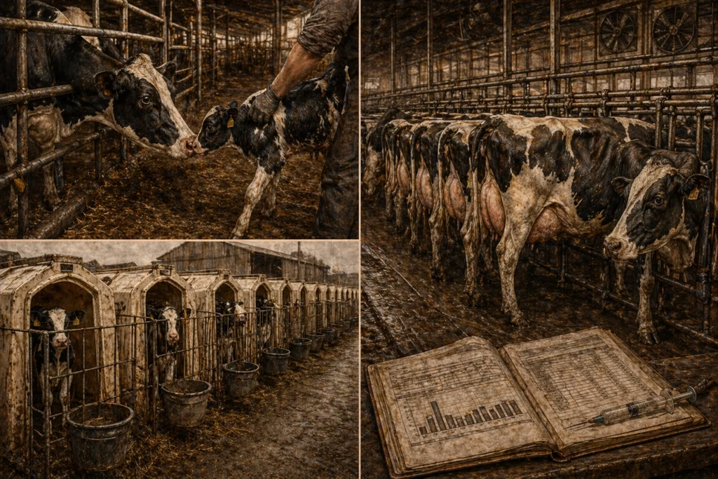 Човешкото отношение към млечните крави Human treatment of dairy cows