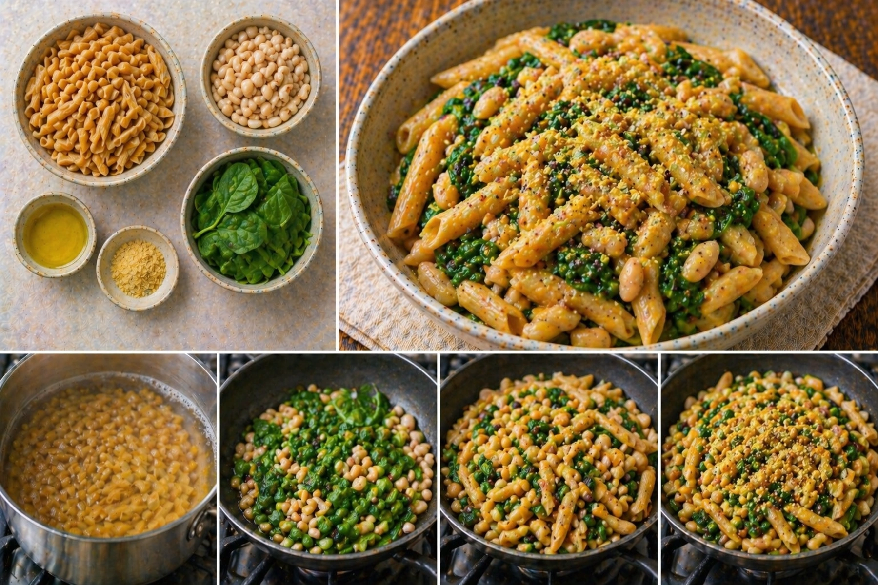 Високопротеинова веган паста High-protein vegan pasta