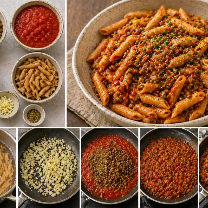 Болонезе с леща Bolognese with lentils