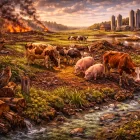 Ефект на животновъдството върху земята и биоразнообразието Effect of livestock farming on land and biodiversity - how the production of the food we eat affects nature.