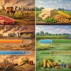 Сравнение на ресурсите за производство на месо и неговите заместители Comparison of resources for the production of meat and its substitutes