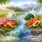 Воден отпечатък на производството на храни Water footprint of food production