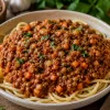 Леща болонезе Lentil Bolognese