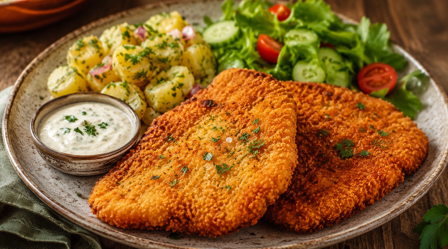 Шницел от сейтан Seitan Schnitzel