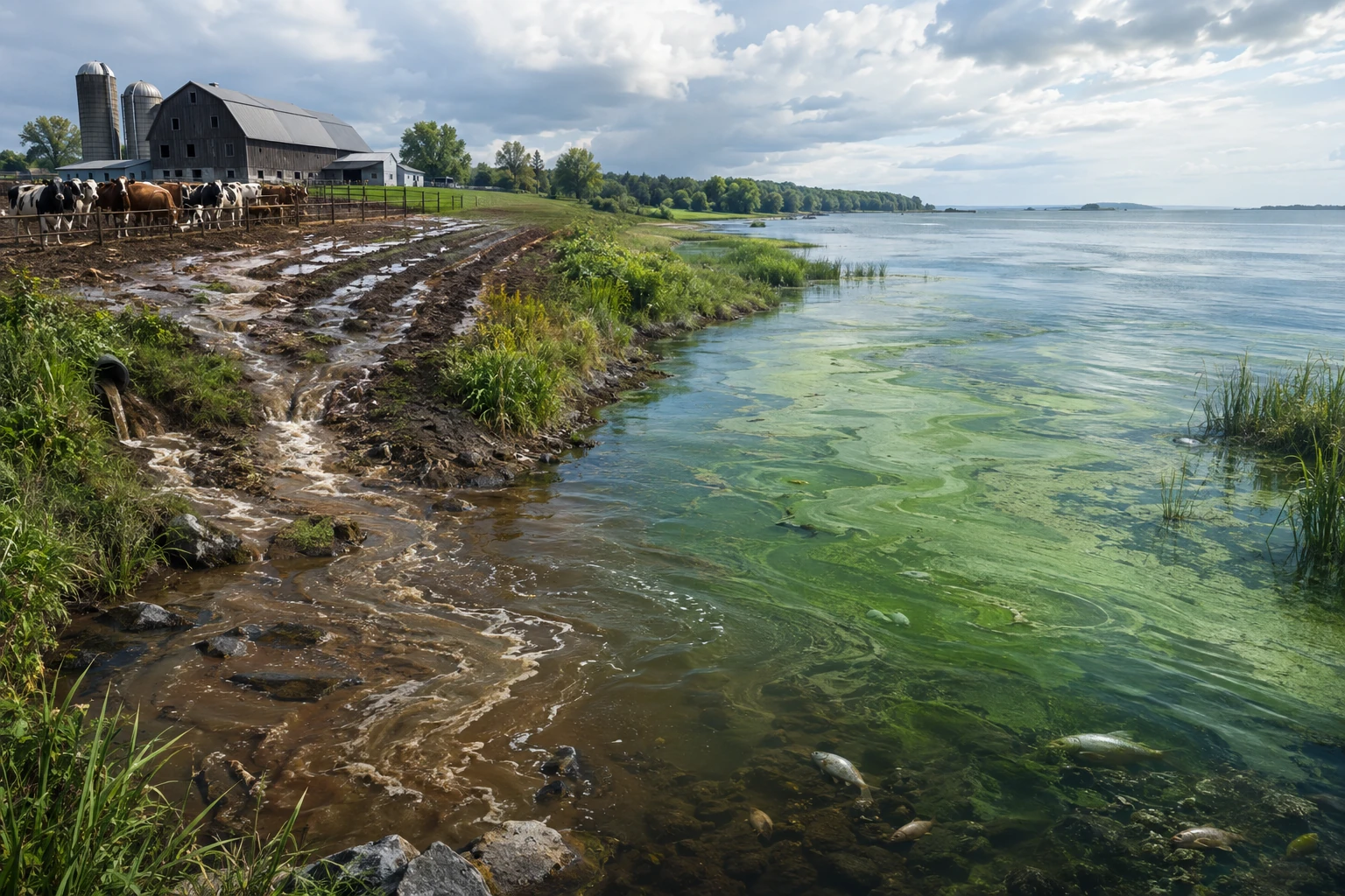 как животновъдството замърсява водата how livestock farming pollutes water