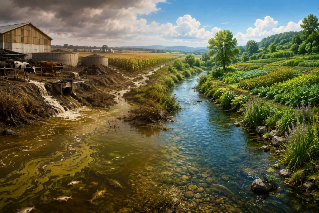как животновъдството замърсява водата how livestock farming pollutes water